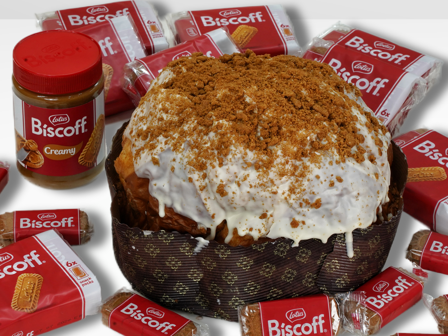 Panettone Lotus + barattolo da 400gr