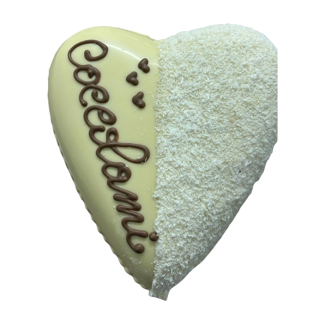 Cuore di cioccolato al Cocco