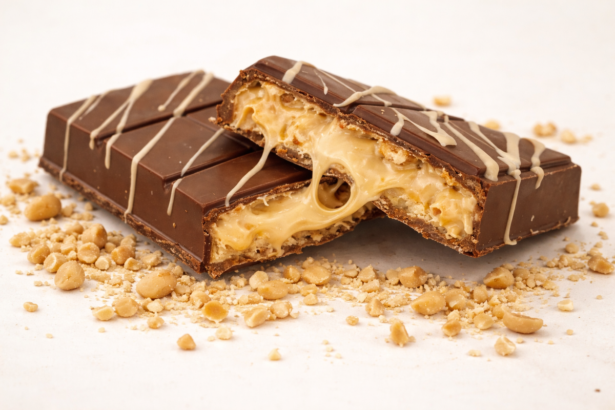 Barrettone artigianale da 220gr ripieno di snack Kinder Bueno ®️