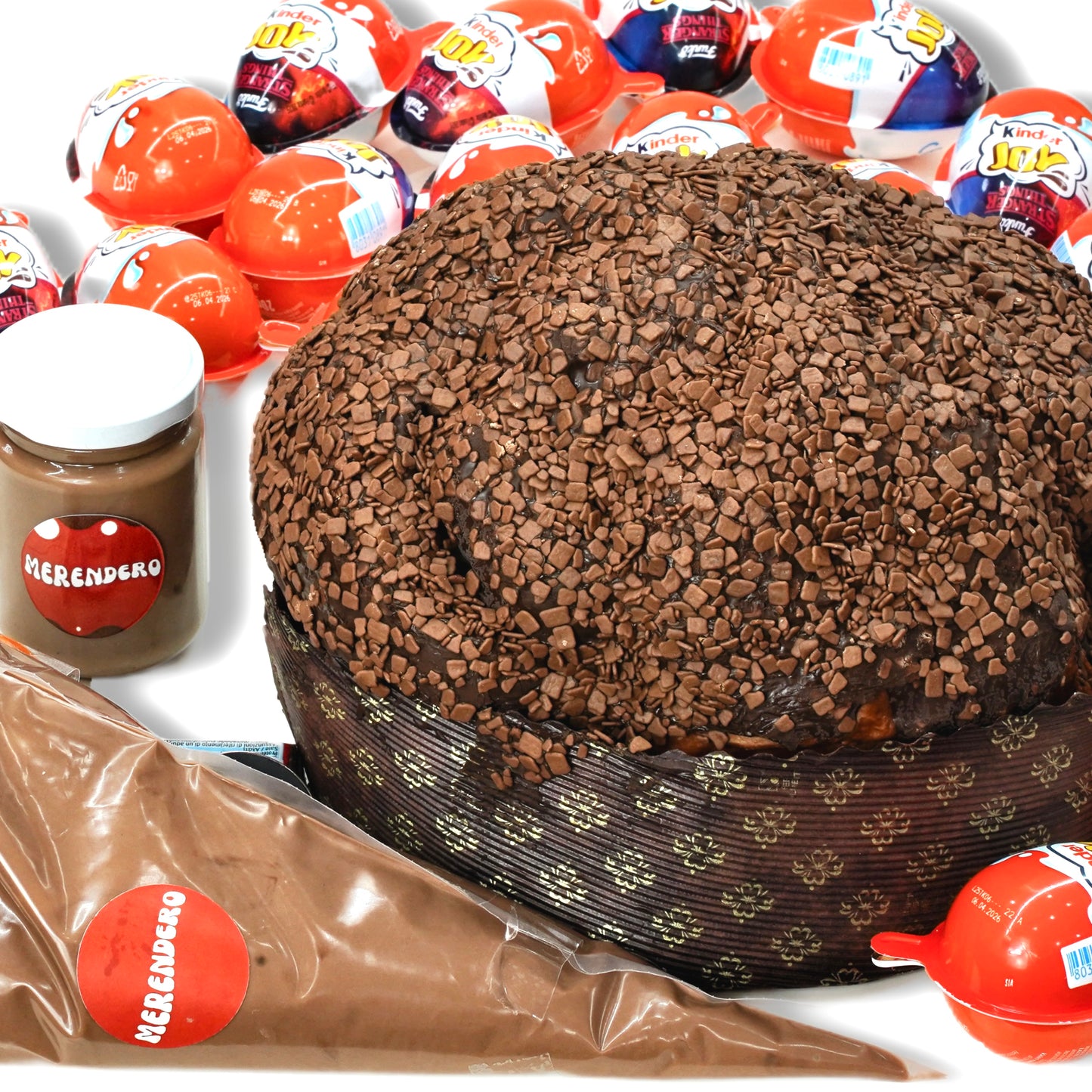 Panettone Merendero + sac a poche 350gr + vasetto crema extra 150gr