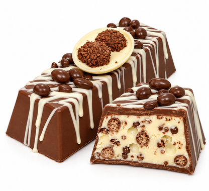 Torrone Artigianale da 400gr con aggiunta di snack Merendero®️