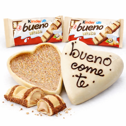 Uovo a forma di Cuore Bueno White