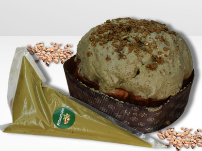 Panettone Pistacchione + sac a poche da 350gr