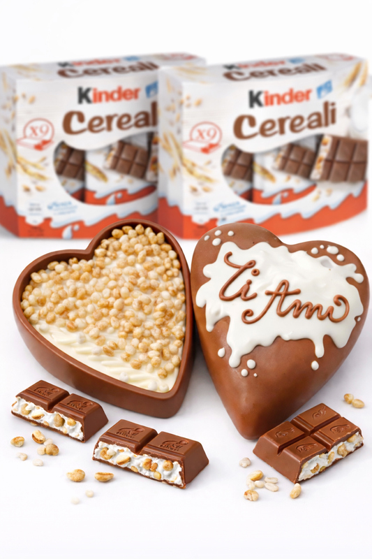 Uovo a forma di Cuore kinder cereali