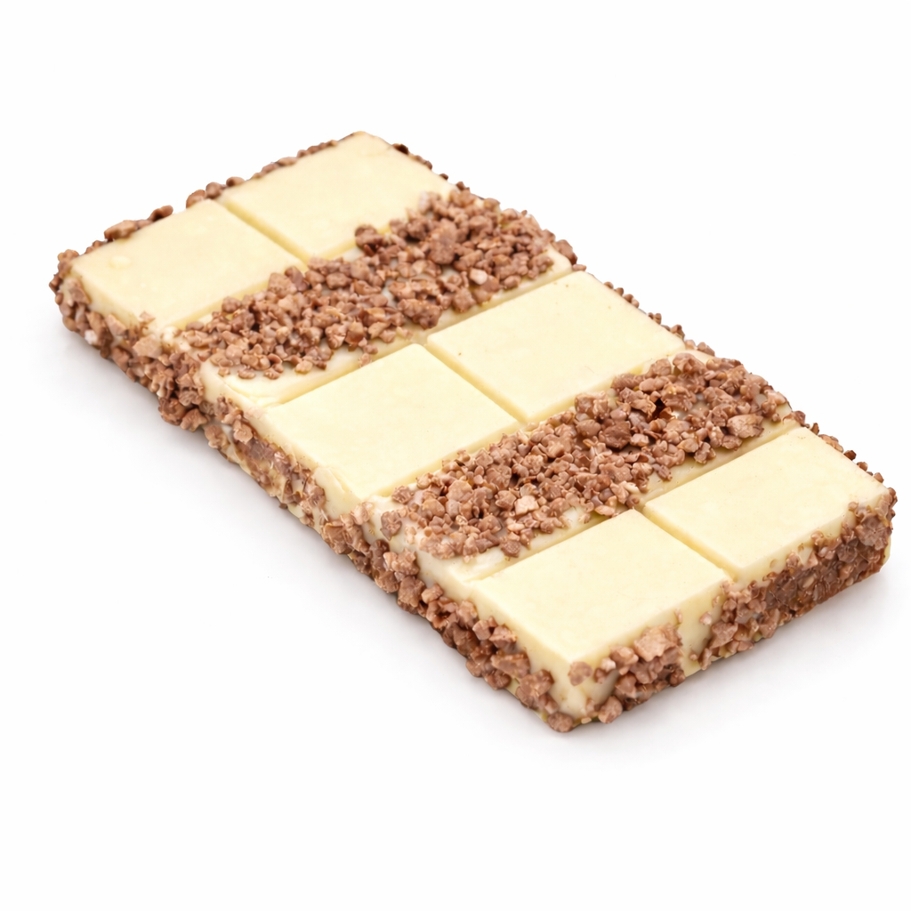 Barrettone artigianale da 220gr ripieno di snack Kinder Bueno white®️
