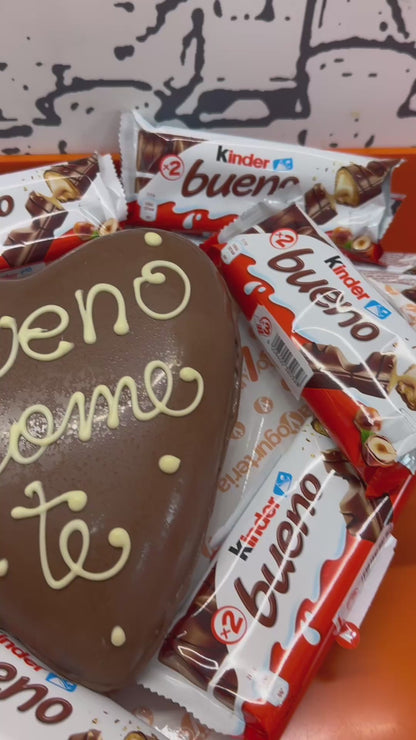 Cuore di cioccolato Kinder Bueno